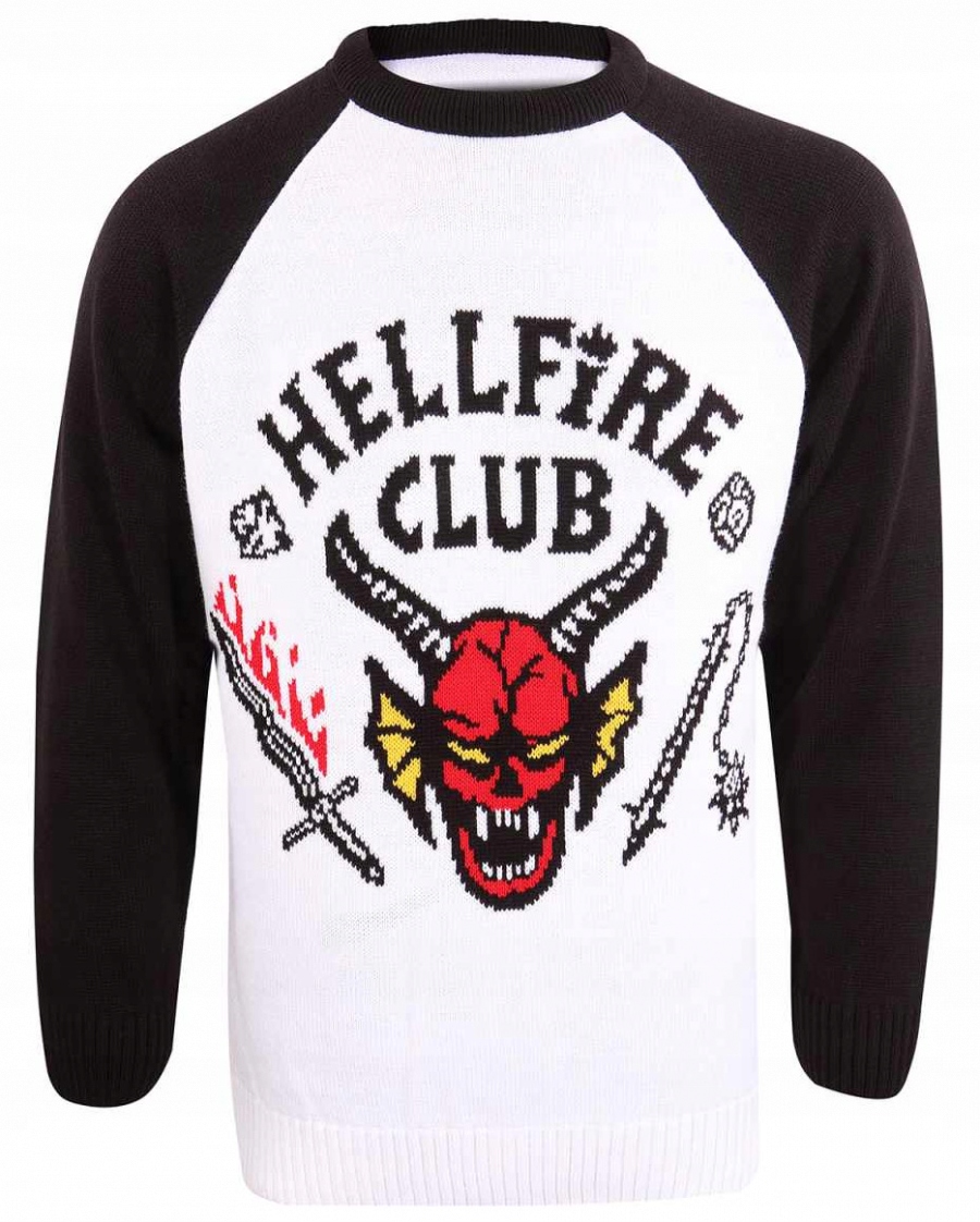 Svetr Stranger Things Hellfire Club (velikost L)