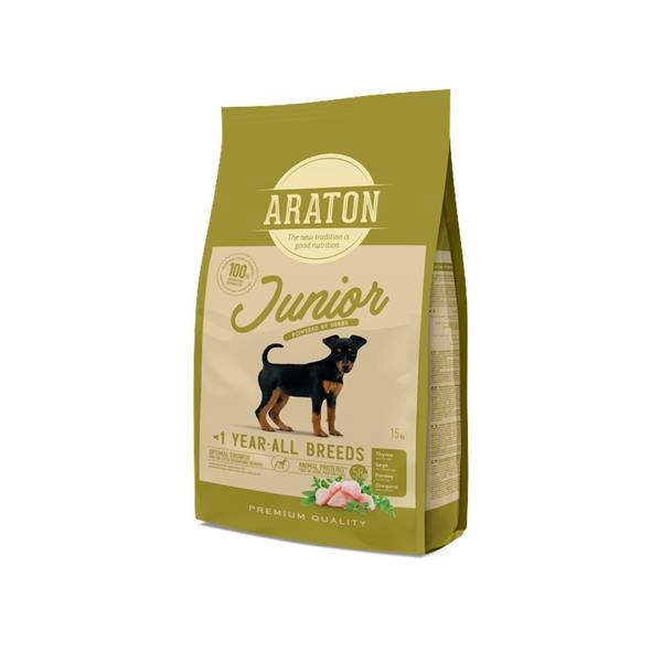 Araton Dog Dry Junior Poultry 15 kg