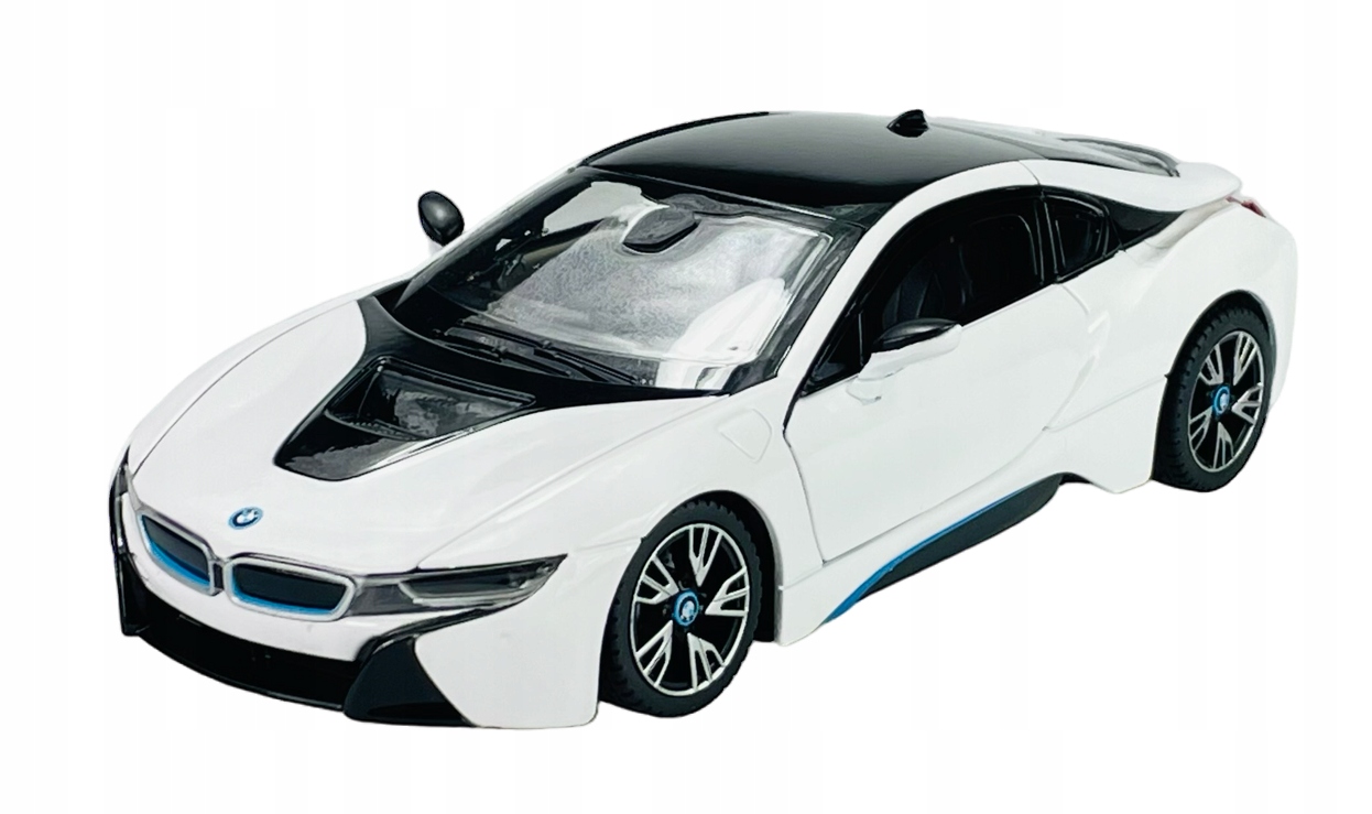 RASTAR BMW i8 BIAŁY 1:24 NOWY METALOWY MODEL
