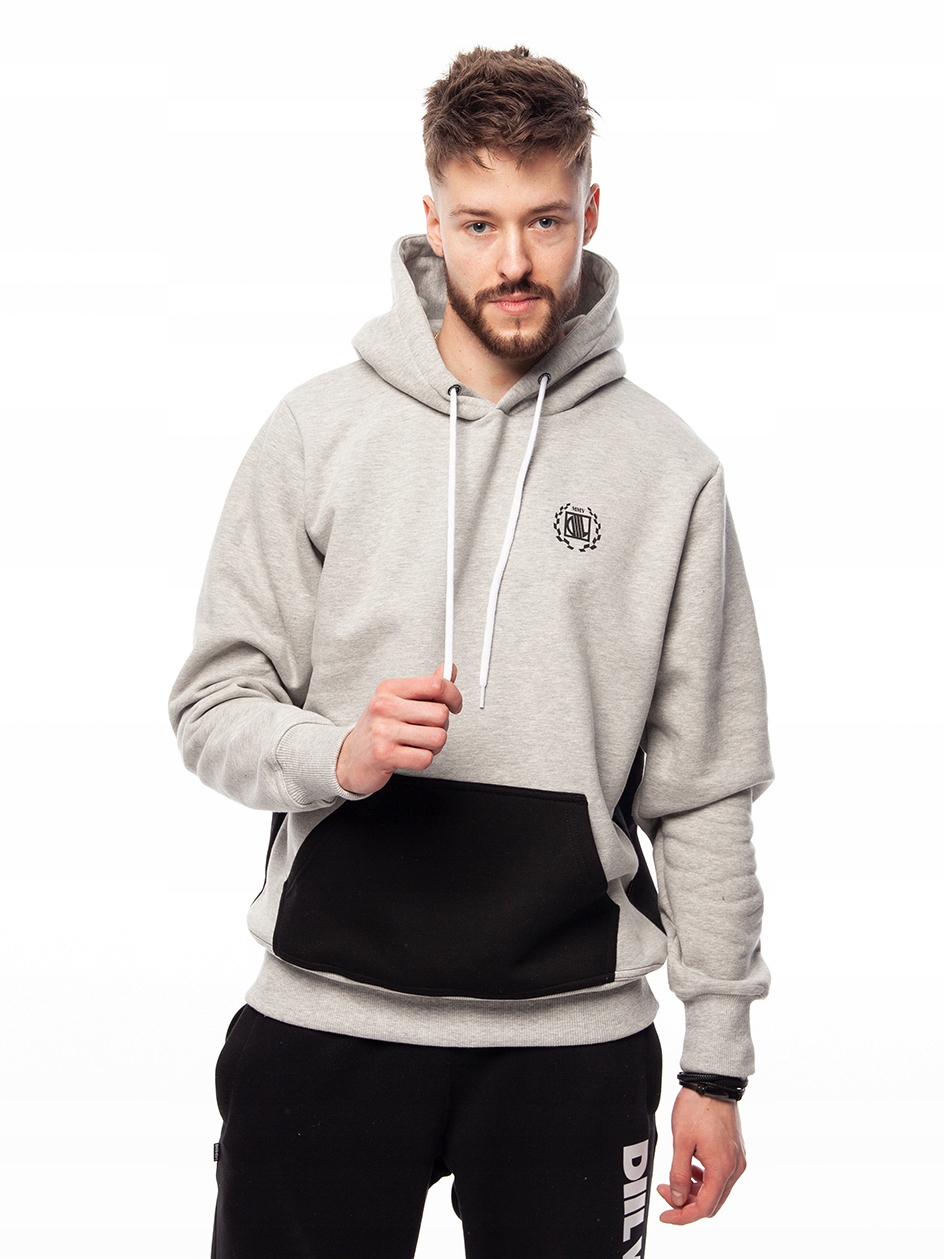 Mikina DIIL Gang Hoodie Double Color Šedá vel. M