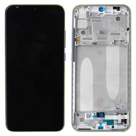 Originální LCD displej S Rámečkem Pro Xiaomi MI A3 MI CC9e, Stříbrný