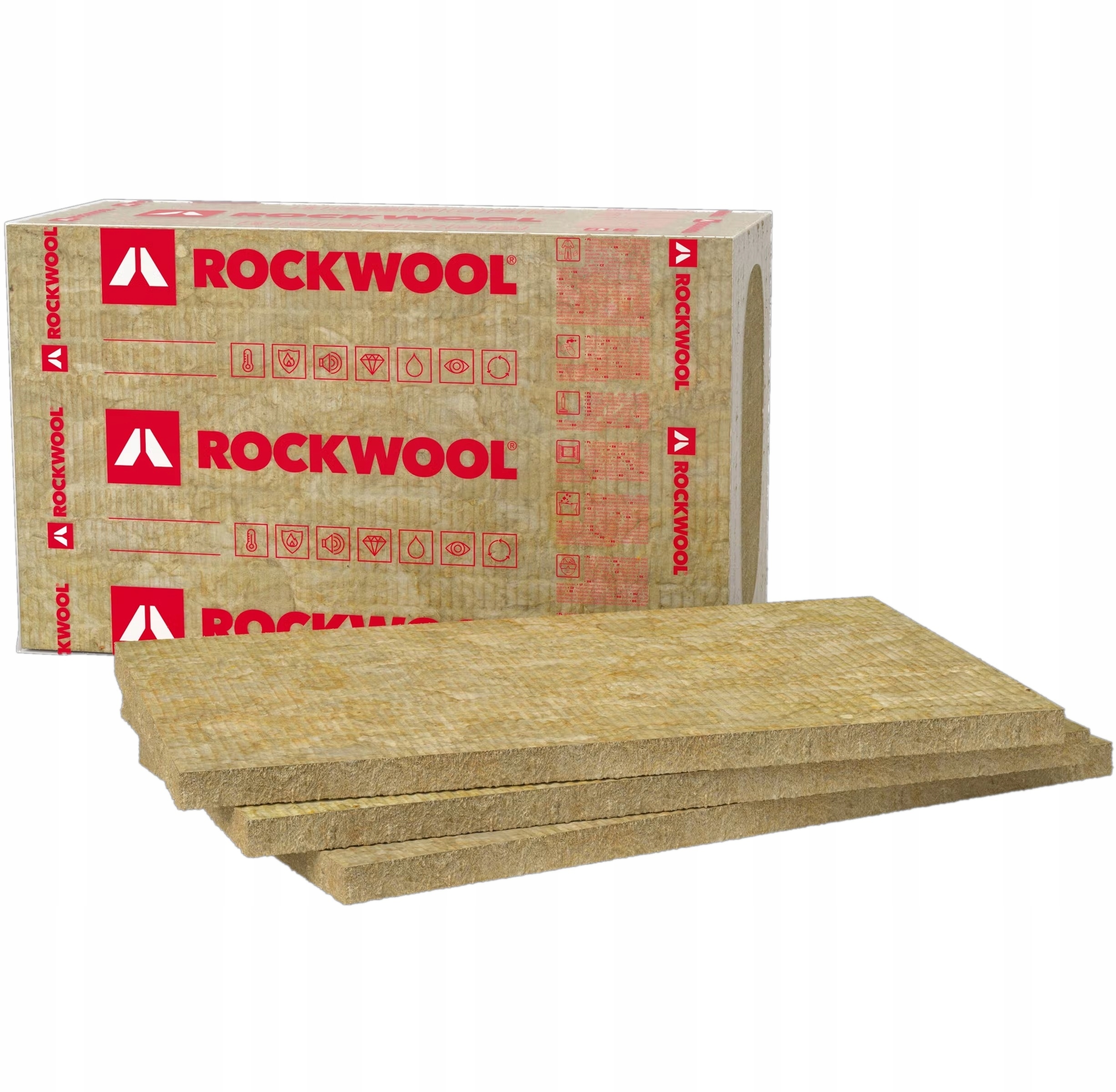 Wełna Mineralna Skalna Elewacyjna 037 Frontrock S 4cm 4,2m2 Rockwool