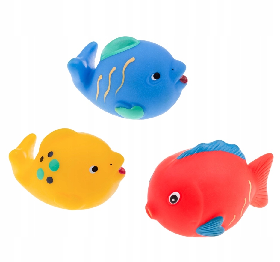 TULLO ZABAWKI DO KĄPIELI ZESTAW 3 SZT BEZ DZIUREK