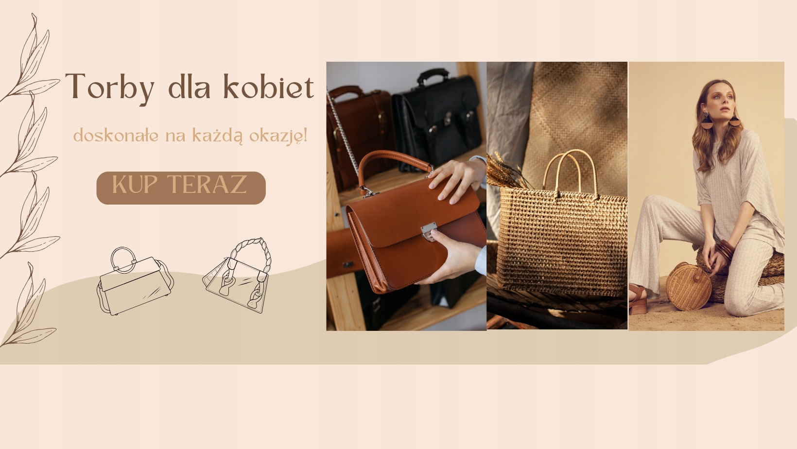 TOREBKA DAMSKA LISTONOSZKA ZŁOTA LAURA BIAGGI PASEK Z LOGO PRZEZ RAMIĘ Styl miejski