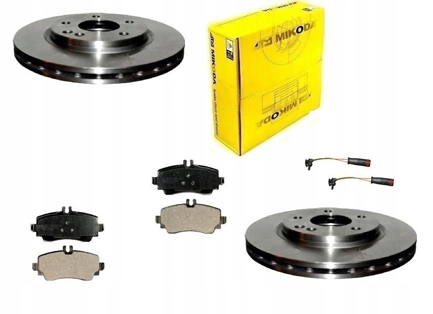 Kotouče Senzory Mercedes Vaneo W414 Přední Sada 270 MM