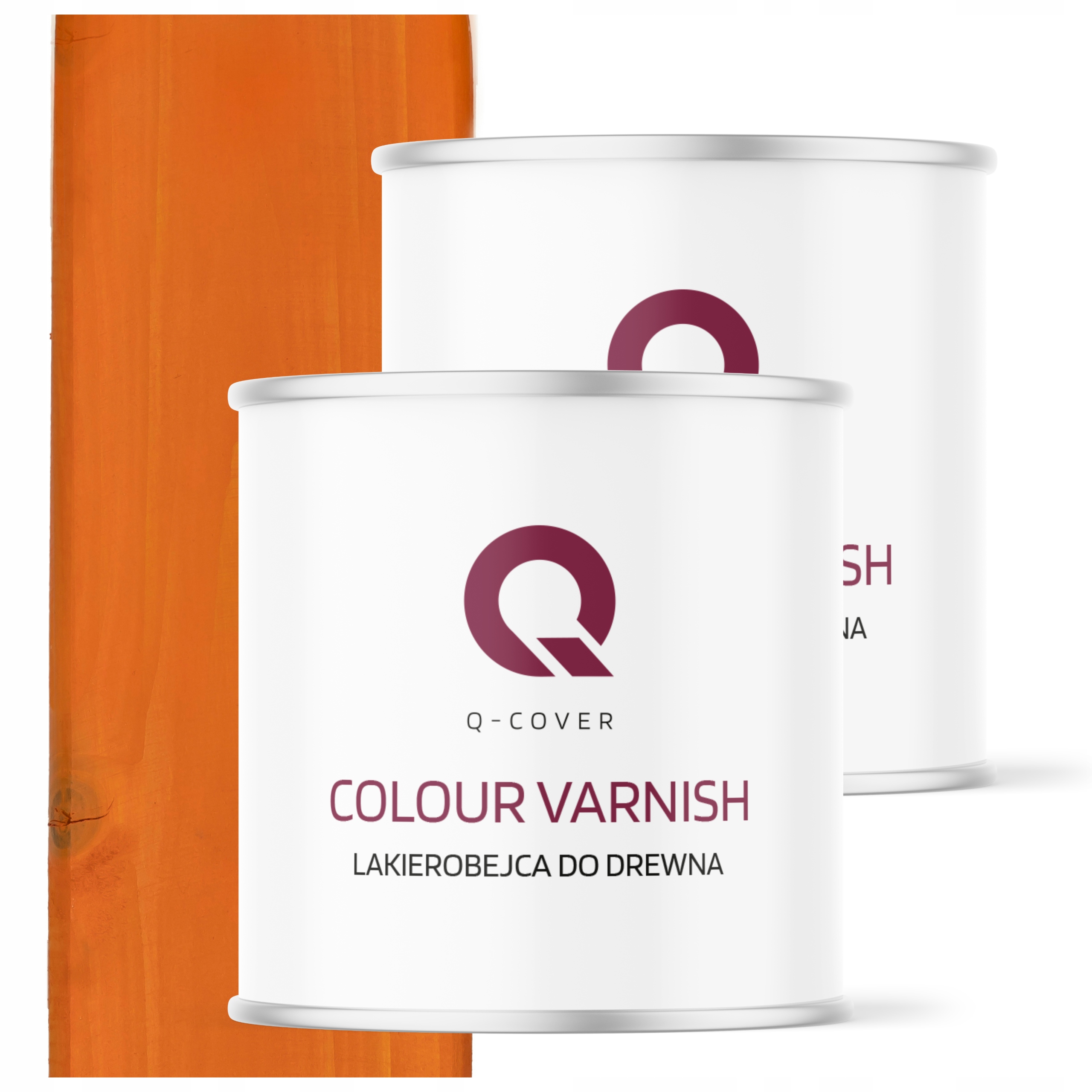 Lakierobejca na drevo a ploty Dekoratívny oranžový satén 2,5L Uv