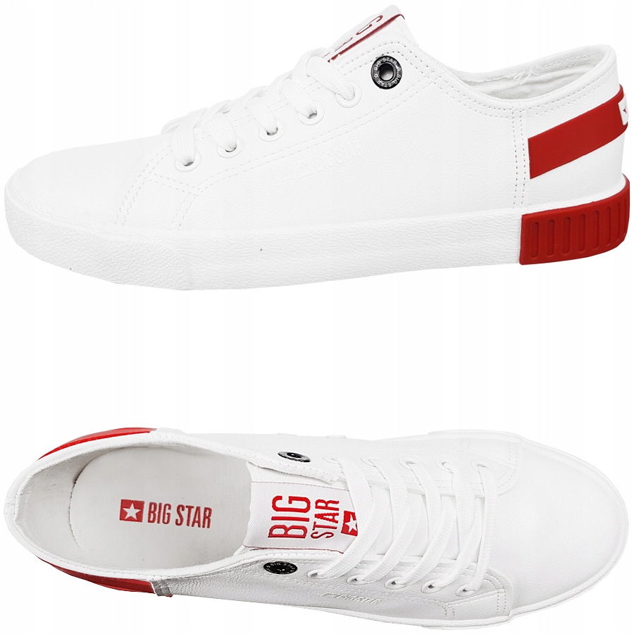 

Trampki damskie Big Star białe buty FF274174 40