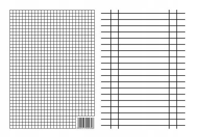 

Liniuszek A5 Dwustronny Kratka Linia Interdruk