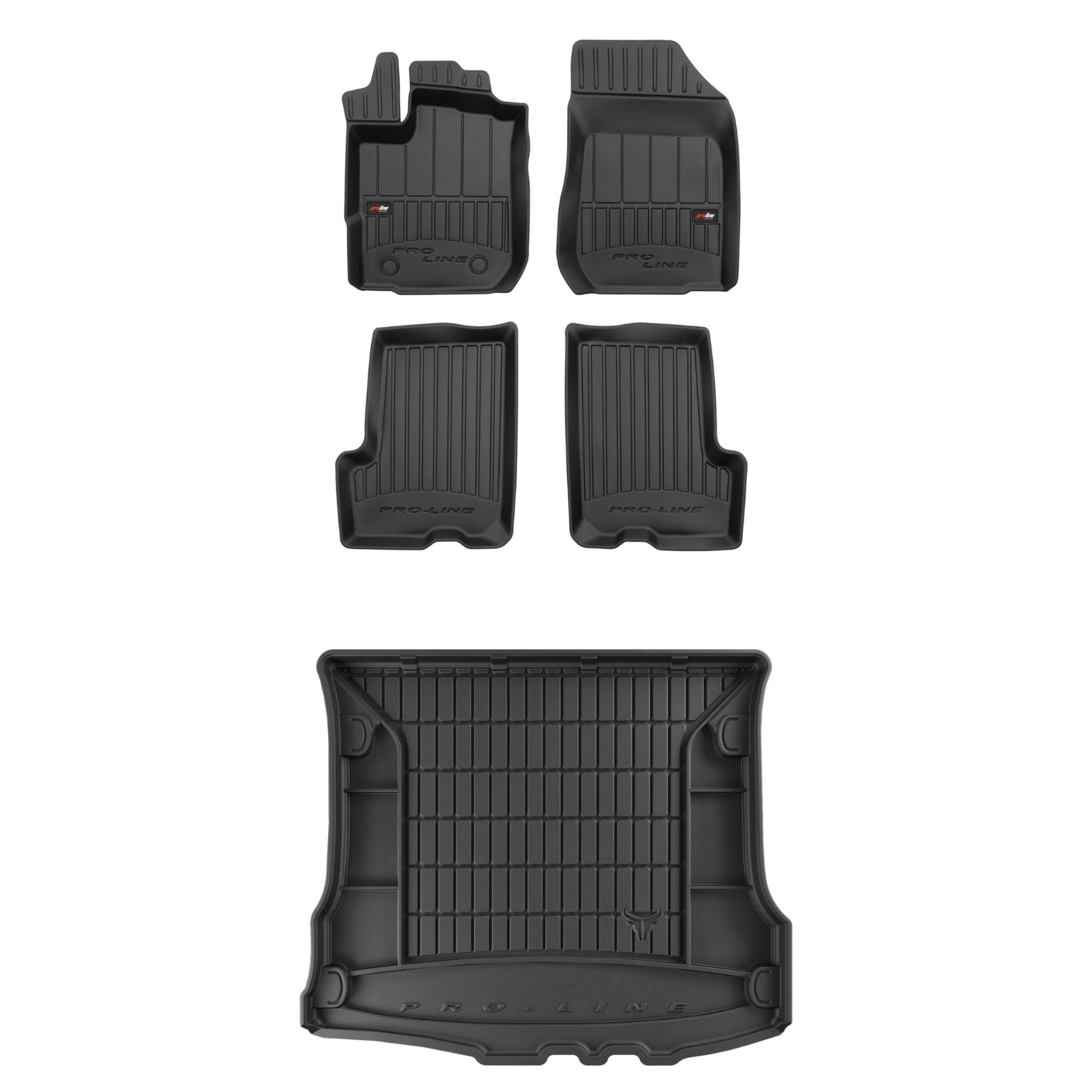 Sada gumových kobercov a rohoží pre Dacia Logan MCV I 2006-2013