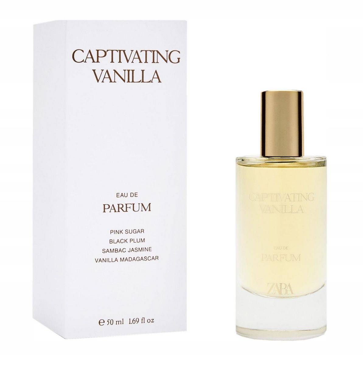 Zara Captivating Vanilla Edp 50 ML