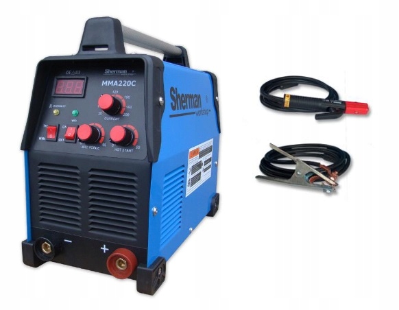 ІНВЕРТОРНИЙ ЗВАРЮВАЛЬНИЙ АПАРАТ SHERMAN MMA 220C 200A 230V