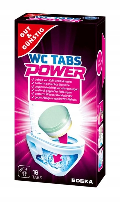 

G&g tabletki odkamieniające Power-wc 16tab.