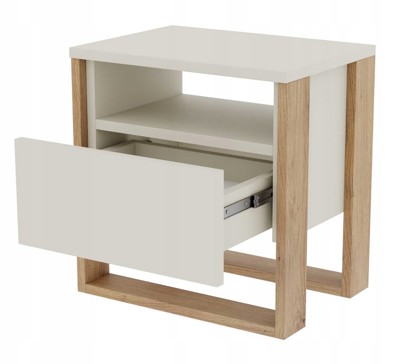 Nočný stolík, skrinka Vera kašmír dub artisan U zásuvka