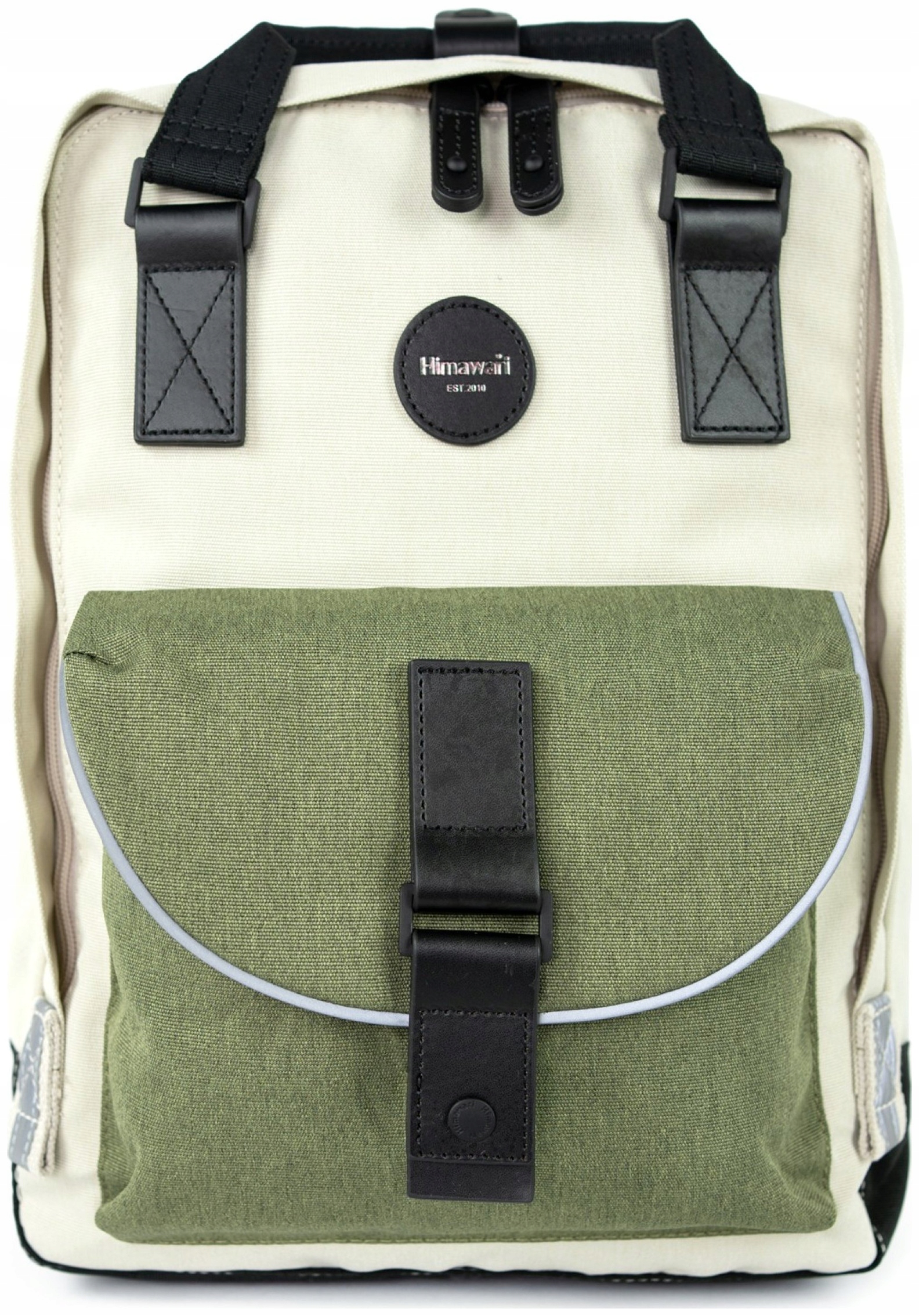 Batoh na notebook Himawari Gravel S voděodolný do školy, do práce, Ecru