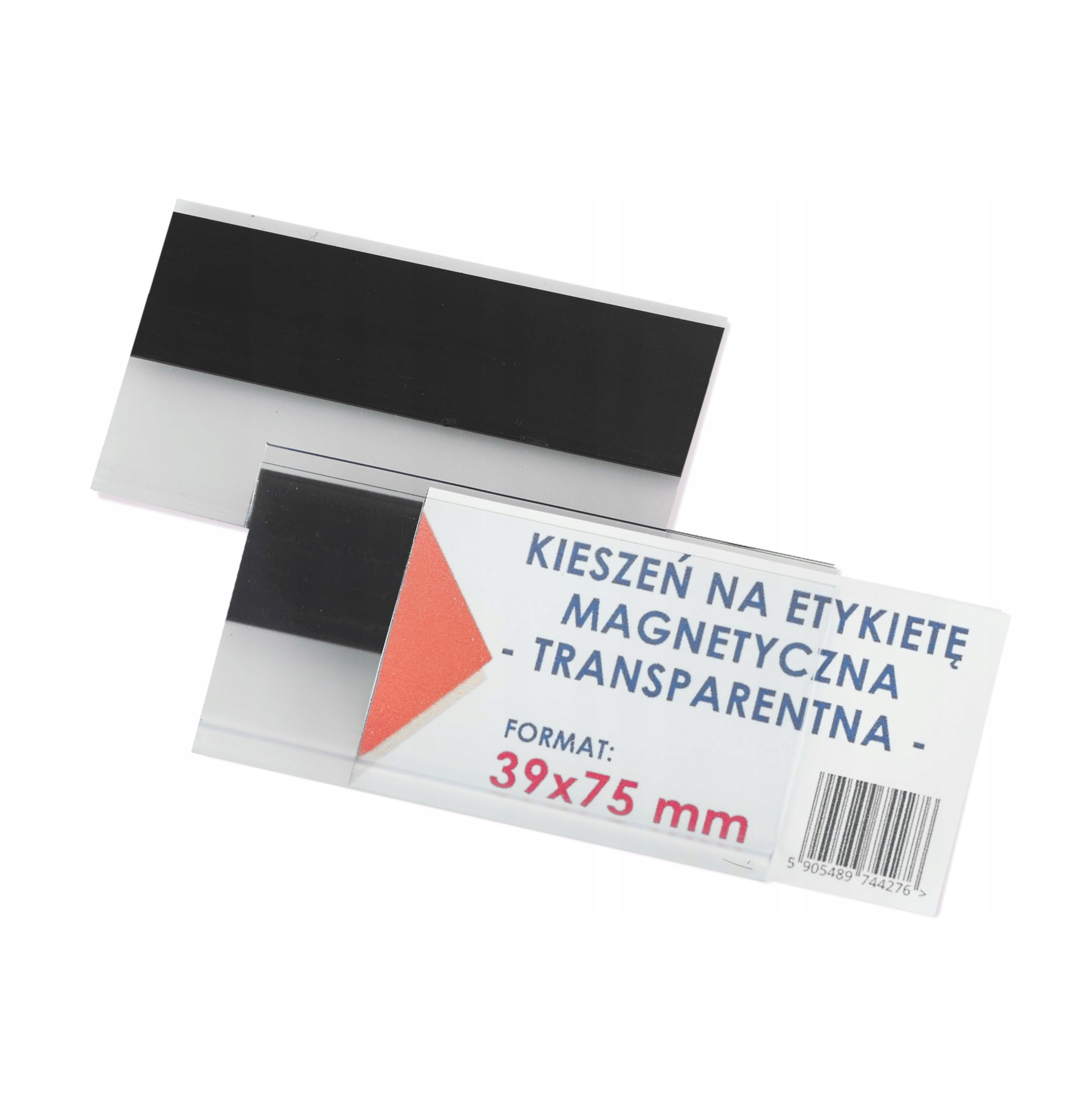 KIESZENIE ETYKIETY MAGNETYCZNE 39X75 MM - 10 SZT Marka Display PL