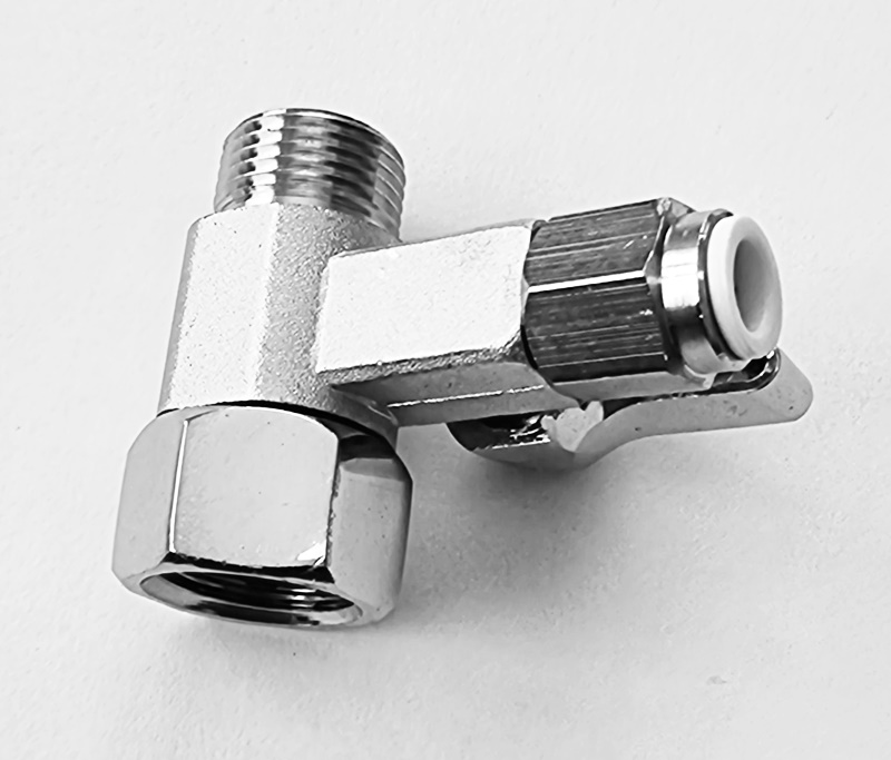 Třícestný ventil s 1/4 výstupem pod trubku Pe-tyube-llde pro mycí prkna Xaram