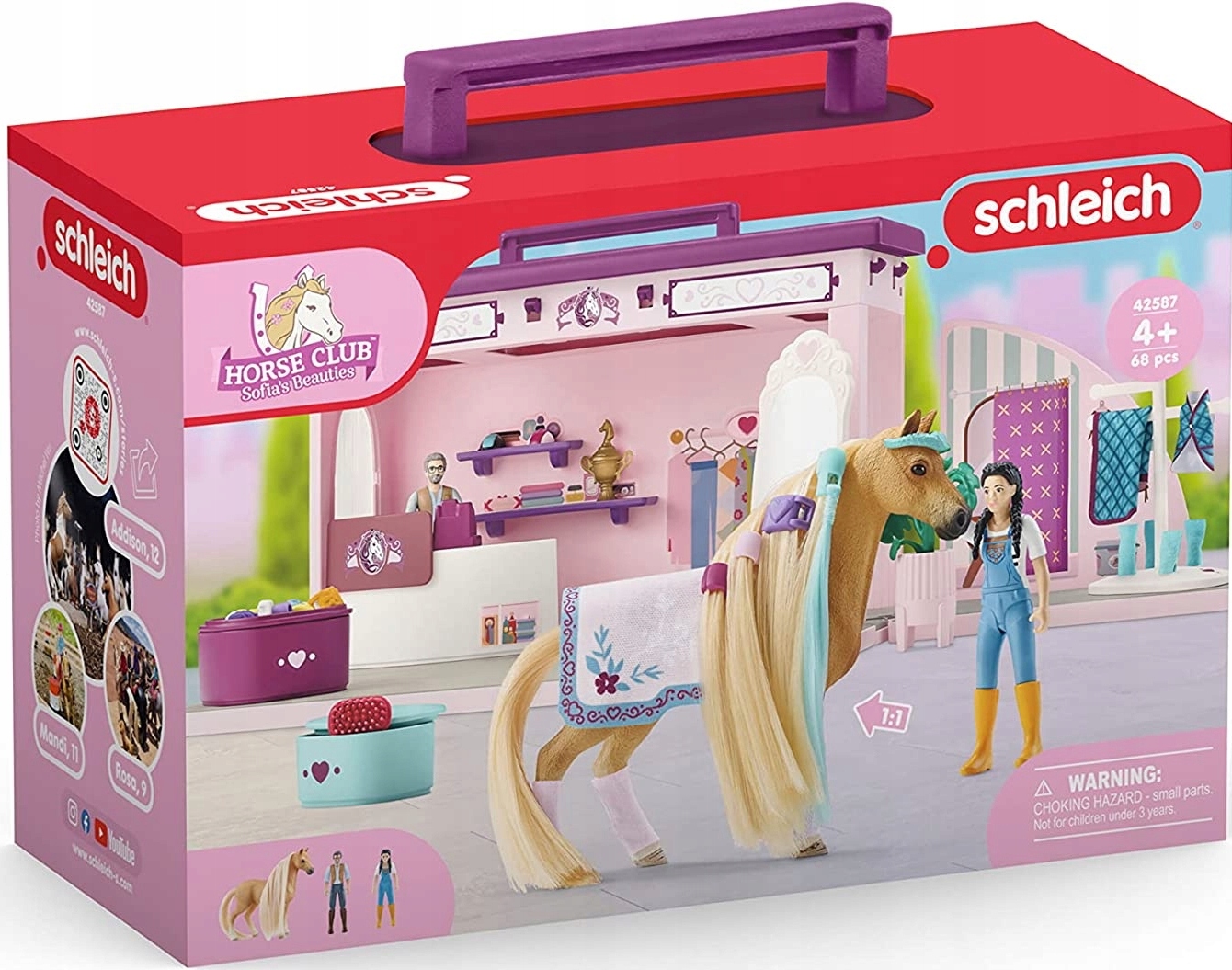 

Schleich 42587 Rozkładany Sklepik Butik Dla Koni