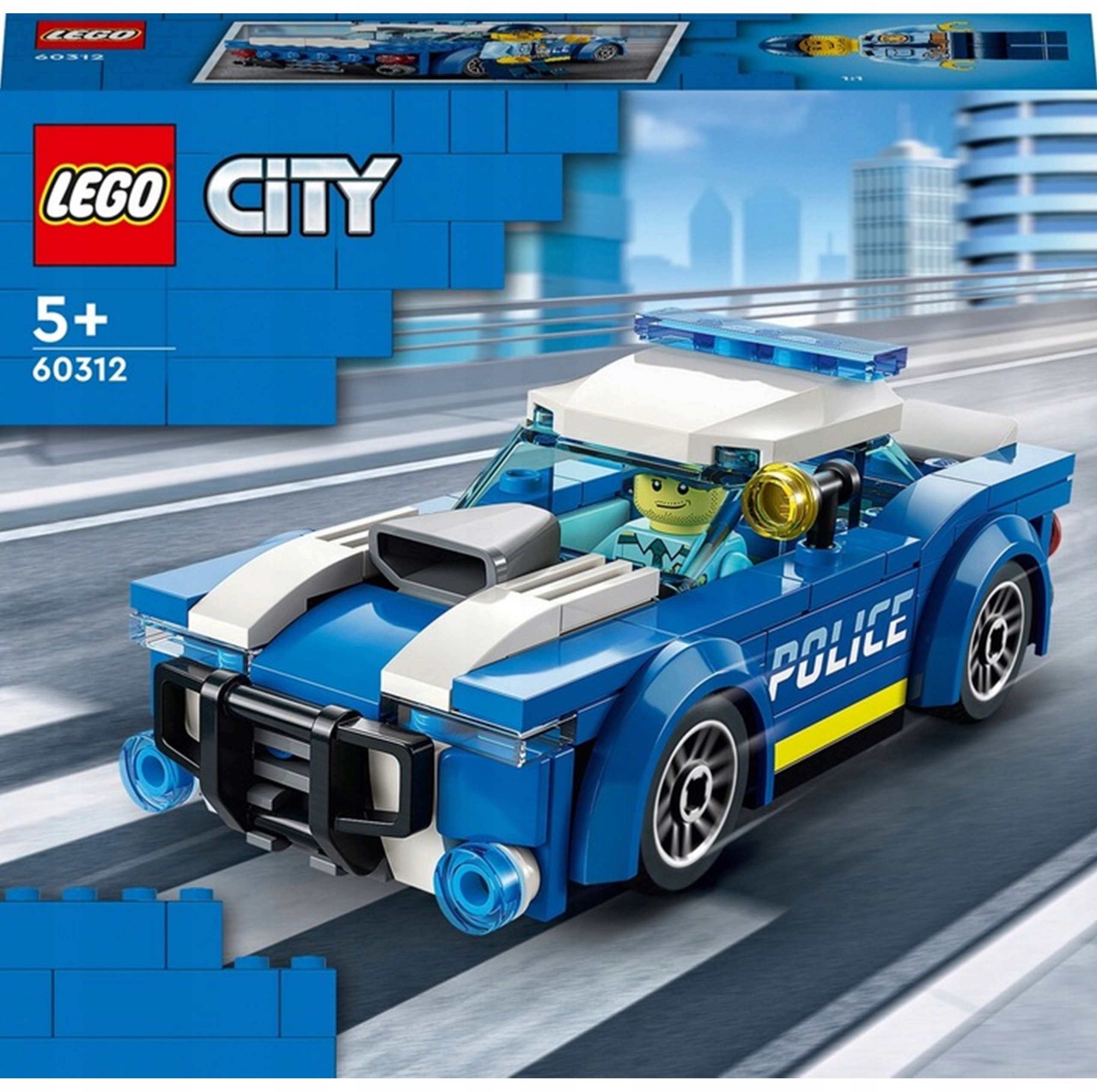

Lego City Radiowóz Auto Policja Minifigurka 60312