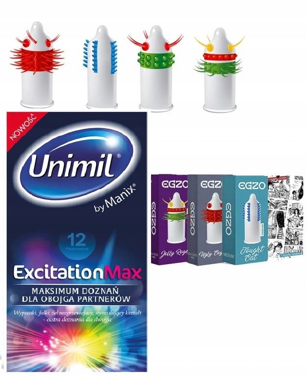 

Unimil Exctitation Max 12 szt Lux Egzo wypustki