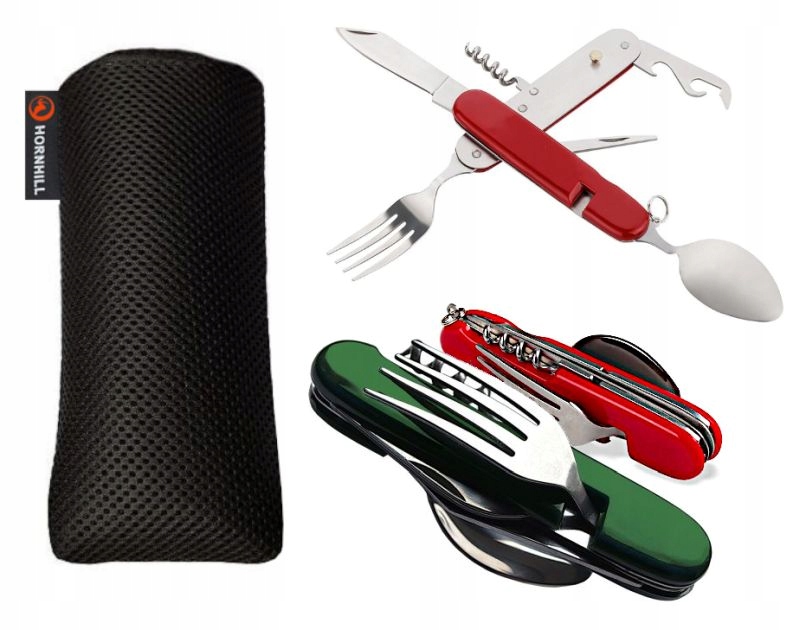 

Niezbędnik Set zestaw survival Multi 2x sztućce