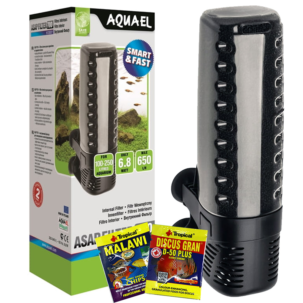 Levně Aquael Asap 700 Vnitřní Filtr Do Akvária 250 L