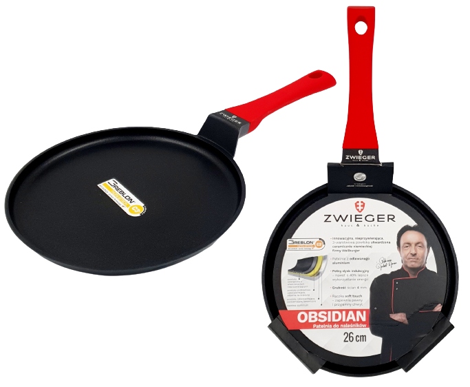 

Patelnia Naleśnikowa Zwieger Obsidian 26 Indukcja