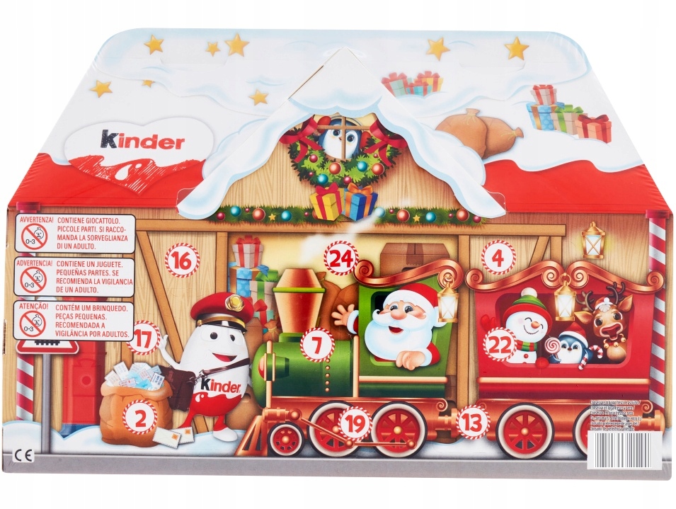 Адвент-календарь Kinder Mix 2026, домик 3D, шоколадные сладости 234 г — фото 7