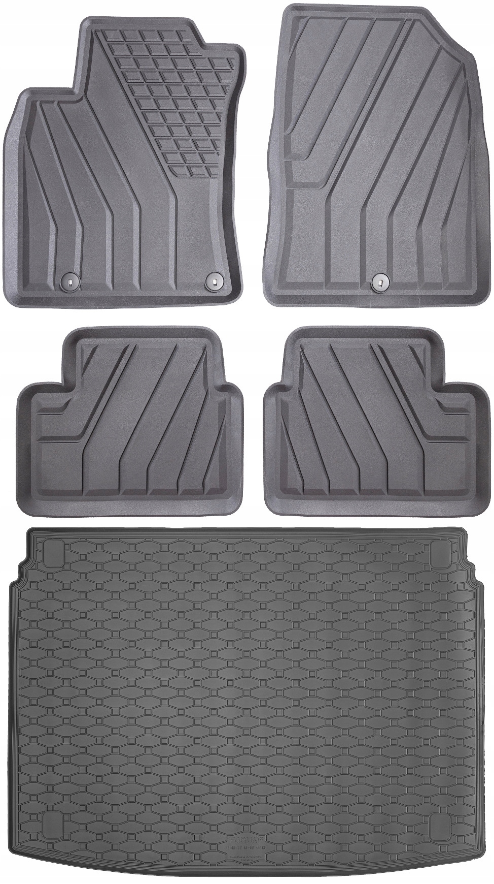 Kia Ceed III Hatchback od roku 06.2018 Sada Koberce batožinový priestor