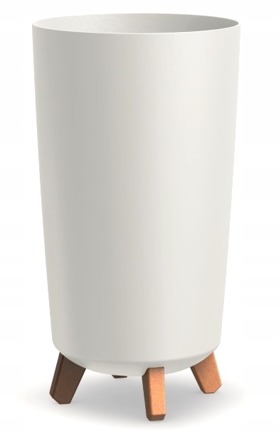 

Wysoka Donica Nogi Gracia Tubus Slim Biała H44,5CM