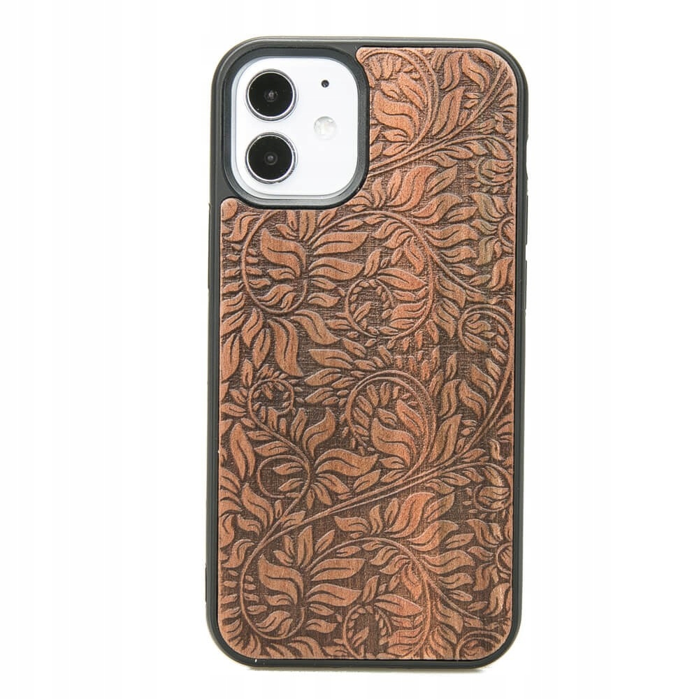 Pouzdro Bewood pro iPhone 12 Mini Jabloňové Listy