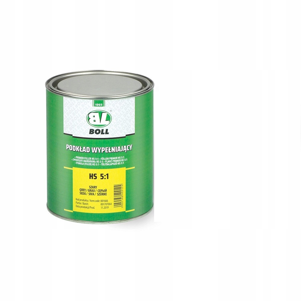 Podkład wypełniający Boll Hs 5:1 001666 szary 800 ml