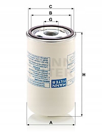 Filtr powietrza MANN-FILTER LB719/2 LB7192