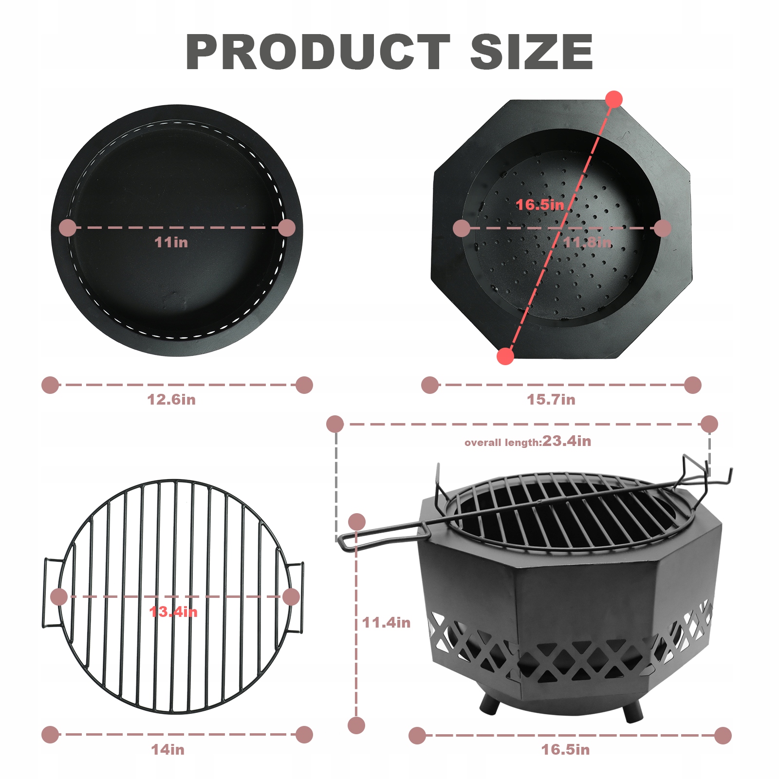 PALENISKO OGRODOWE OGNISKO GRILL EAN (GTIN) 0759357904096