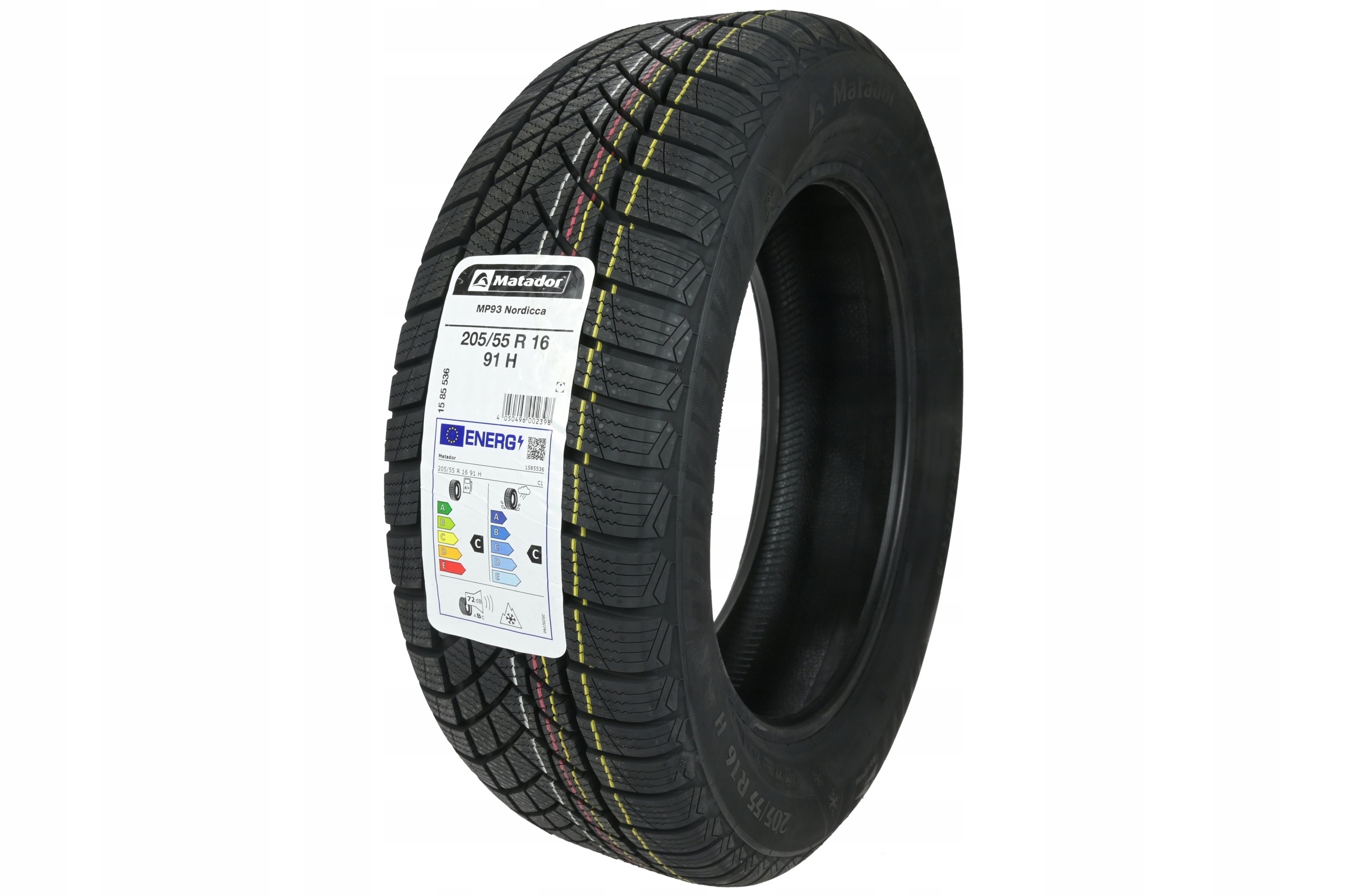 

1 x 205/55R16 91H MP93 Nordicca Matador Zima