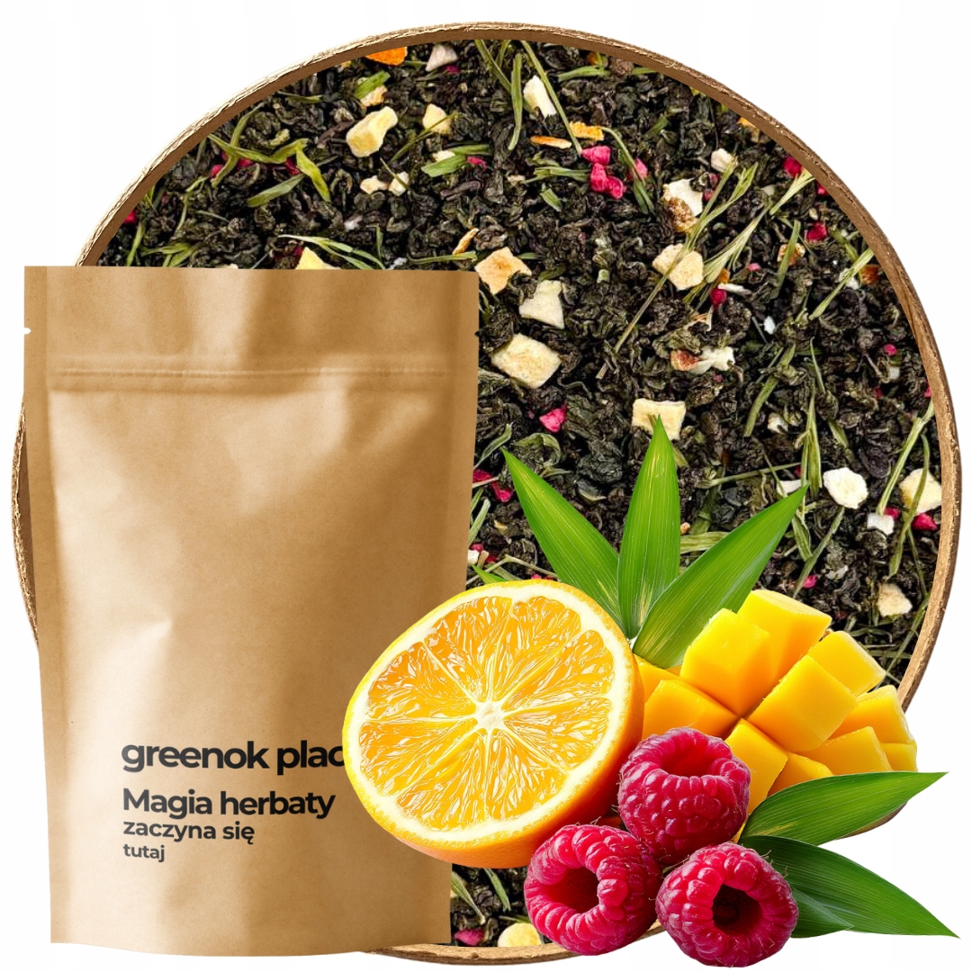 Sweet Moment Oolong Čaj 1000g sypané listy malina mango pomeranč