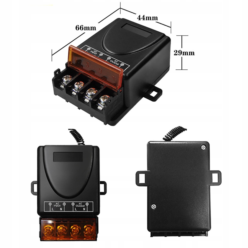 ZDALNE STEROWANIE RADIOLINIA 230V WŁĄCZNIK NA 2 PILOTA RADIOWY Kod producenta inna66u6u