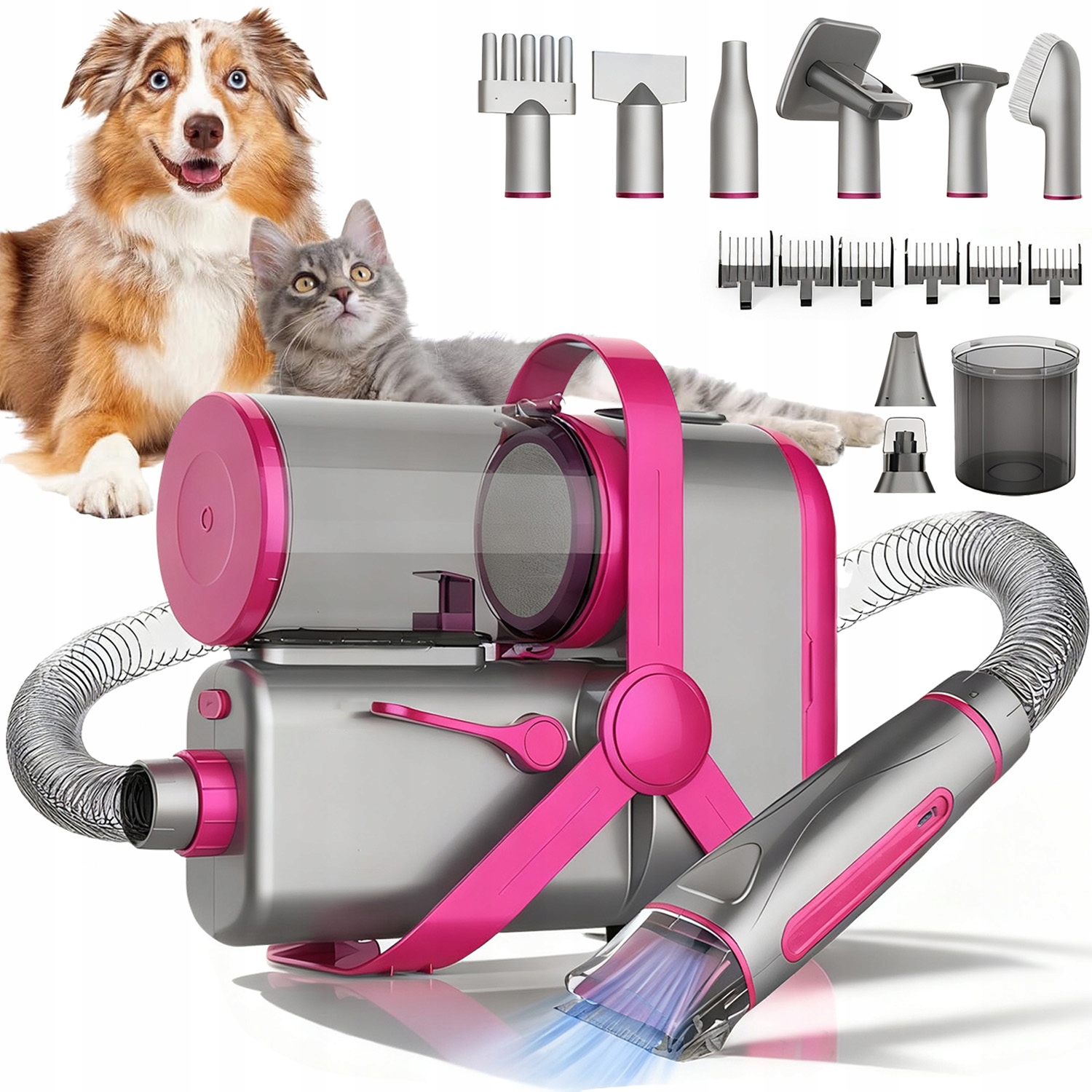 Sada Pro Péči O Zvířecí Chlupy Psa Kočky Vysavač Strojek Grooming