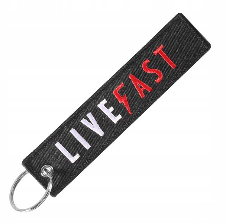 

Brelok Live Fast zawieszka do kluczy