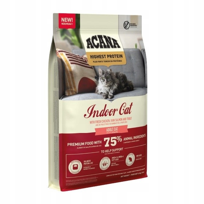 Levně Acana Highest Protein Indoor Cat 4,5 kg