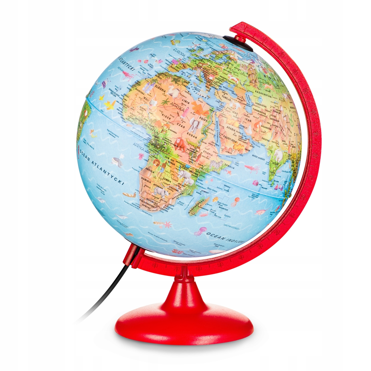 

Zoo Globe globus podświetlany, kula 25 cm Nova Ric