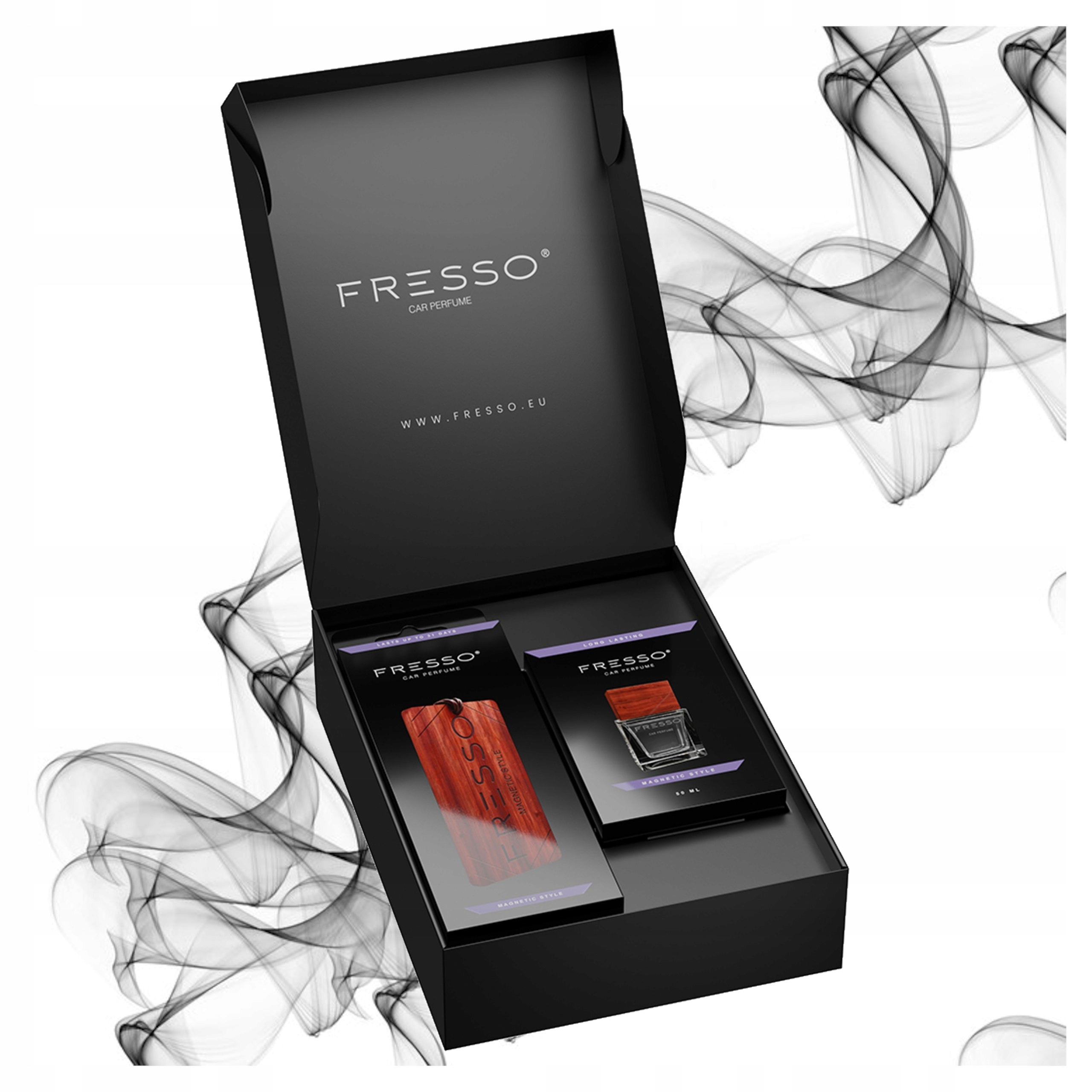 Fresso Dárková sada Magnetic Style Vůně do auta Přívěsek do auta