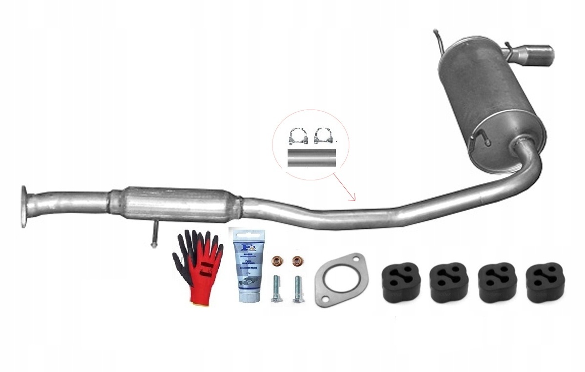 Mazda MX5 1.6 1.8 (1994-1998) Tlumič Tlumič Výfuku bonus