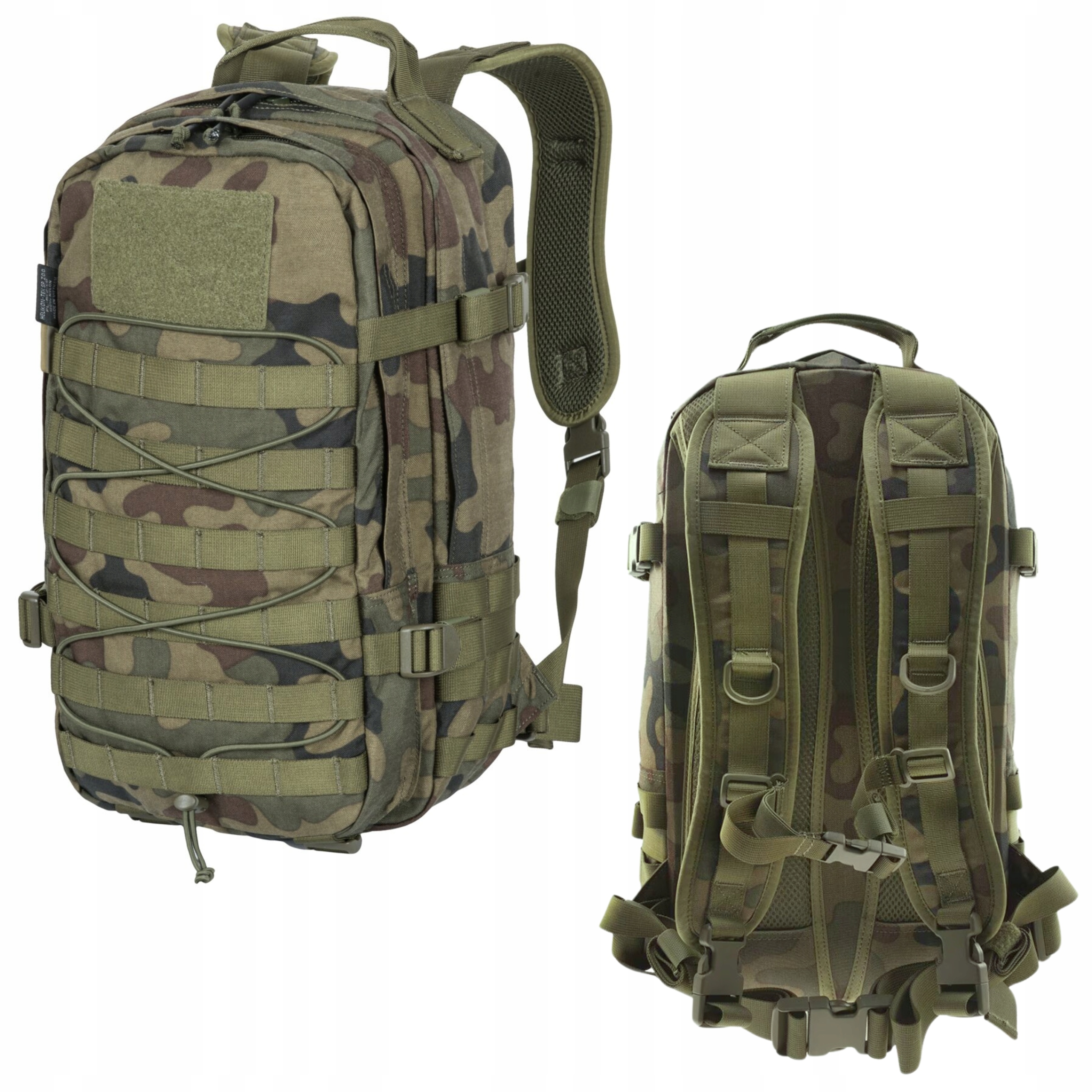 Plecak Taktyczny Wojskowy Turystyczny Helikon Raccoon 24L Pl Woodland WZ.93