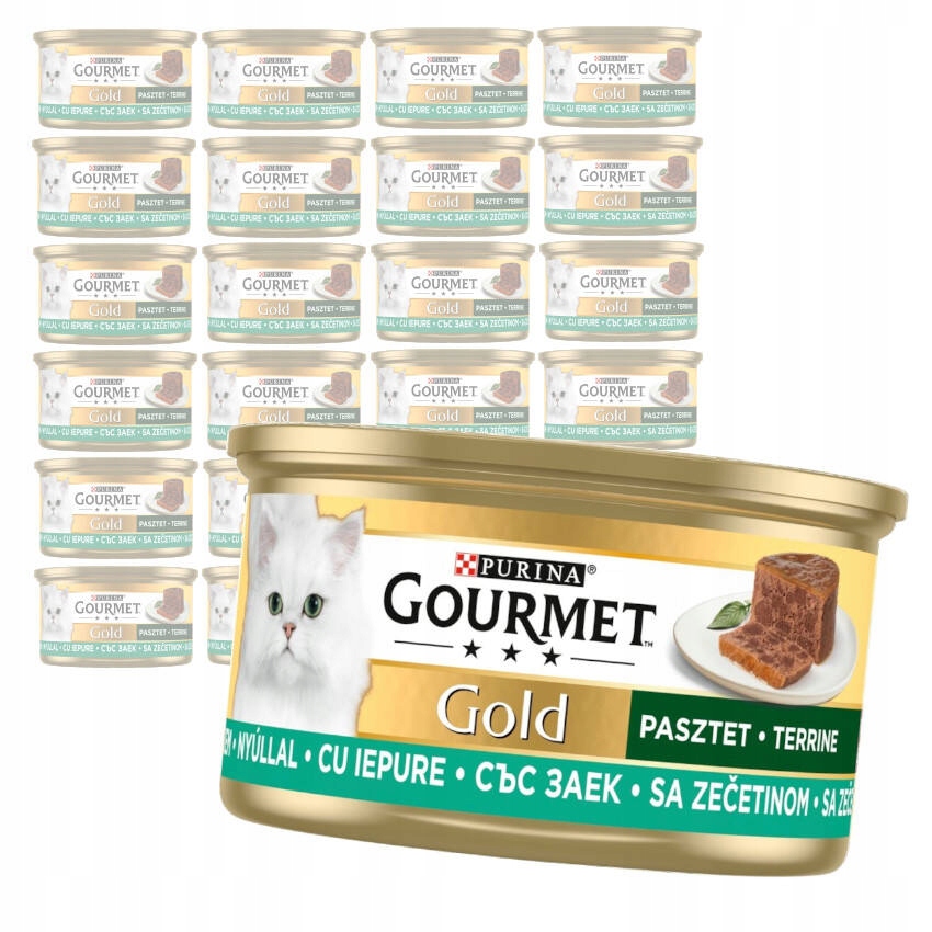 Gourmet Gold Pasztet Z Królikiem Mokra Karma Dla Kota 24x85g