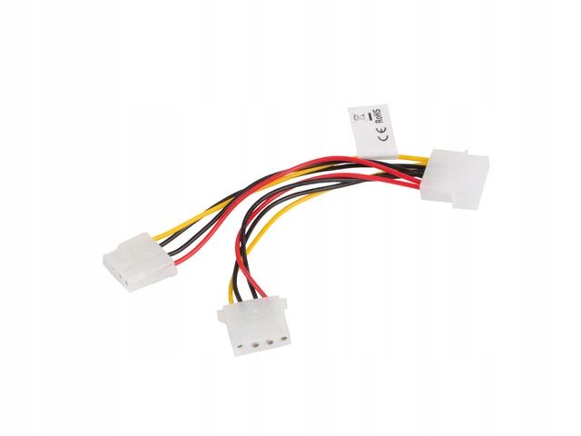 Kabel Rozgałęziacz Molex na 2xMolex 4 pin 15cm