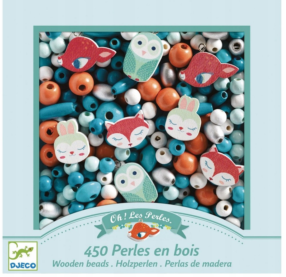 

Djeco Zestaw do tworzenia biżuterii 450 el Animals