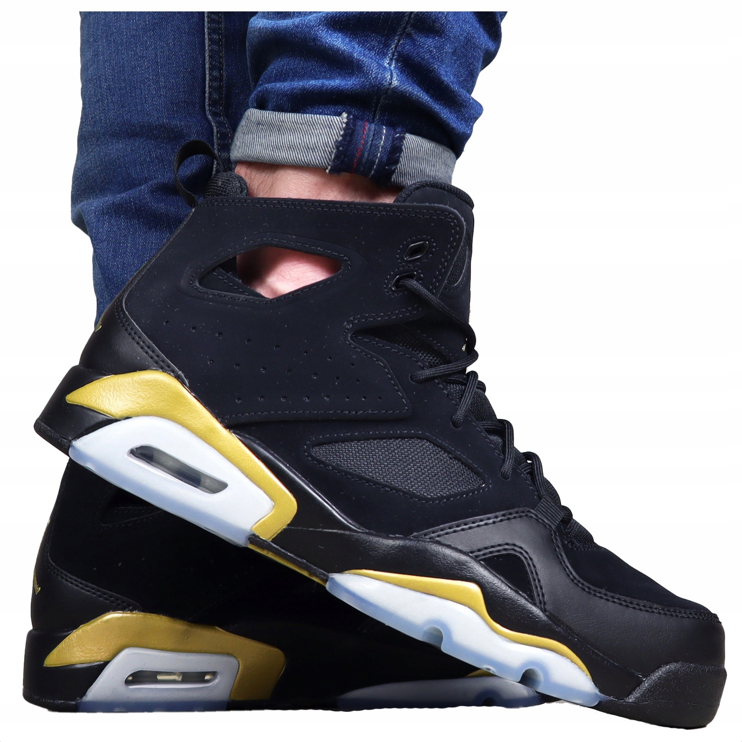 Nike Jordan Originální pánské kožené vysoké boty Flight Club '91