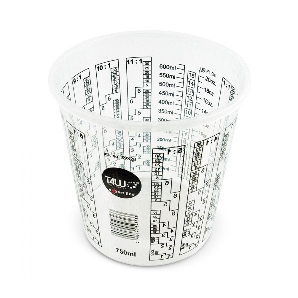 

25 x T4W eXpert line Kubek kubki do lakieru 750ml