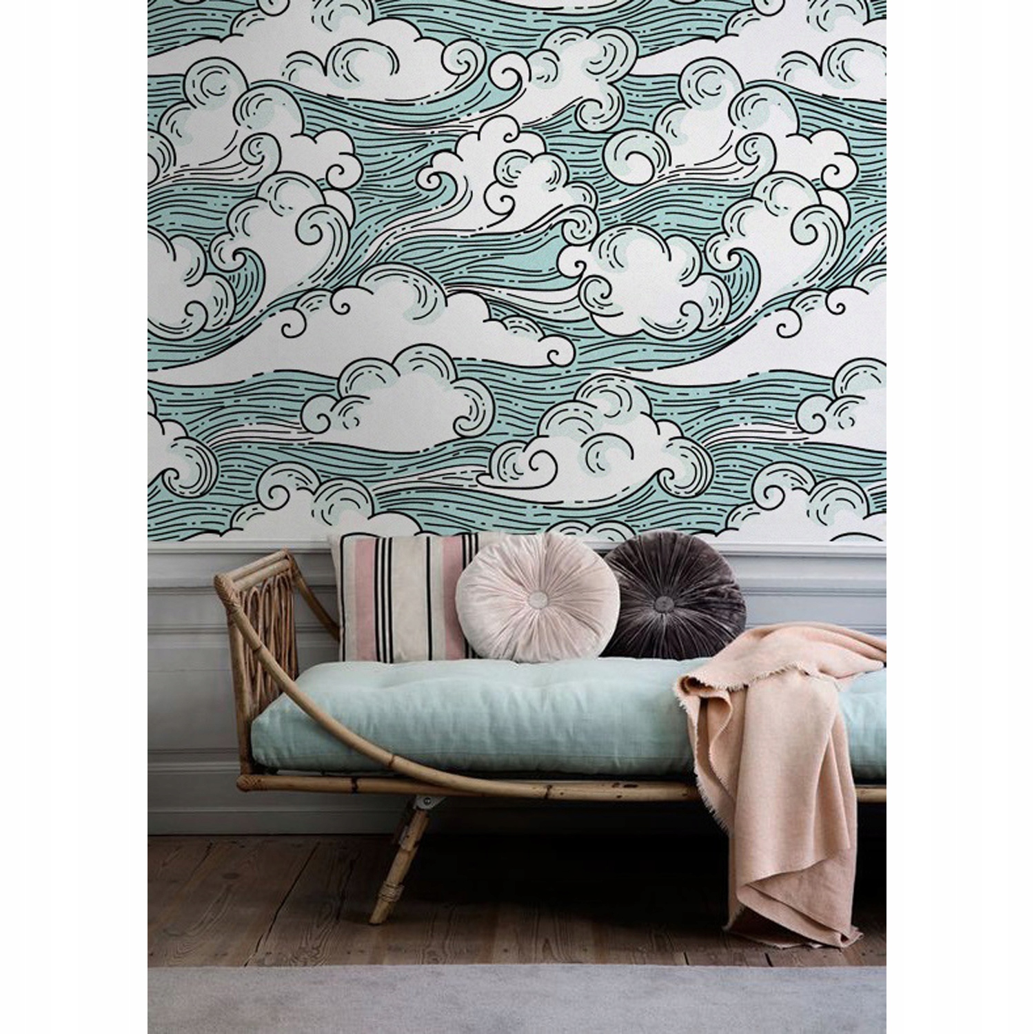 

Fototapeta ścienna Chmury japoński styl 290x290 cm