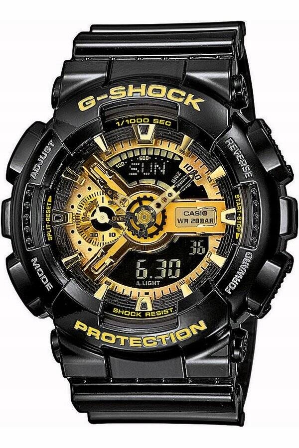 Zegarek Casio G-shock GA-110GB-1AER bieganie basen